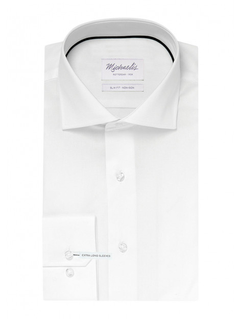 Michaelis Uni fine twill overhemd (extra lange mouwen) PM0H000010 large