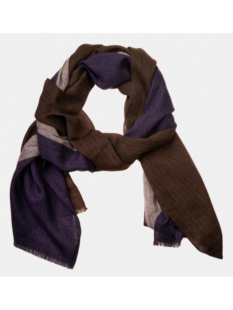 Profuomo Shawl scarf woven olive ppqs30018b/ 175665 large