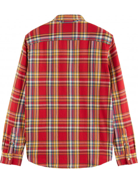 Scotch & Soda Archive flannel check red check 174529-6488 large