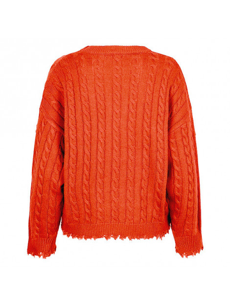 Esqualo Sweater f23-18502 orange F23-18502 - Orange large