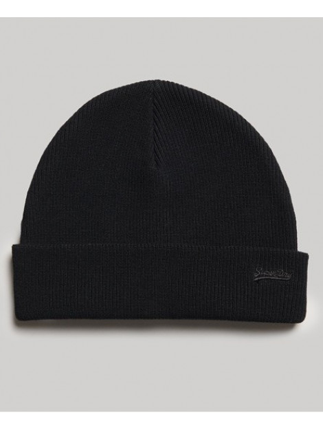 Superdry M9011225a logo beanie 02a black 02A Black/M9011225A Logo Beanie large