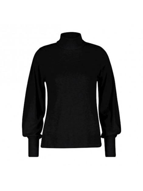 Red Button Top srb4067 sweet roll neck black SRB4067 Sweet Roll Neck - Black large