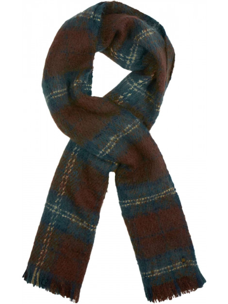 No Excess Scarf woven check ocean 21950914-131 large