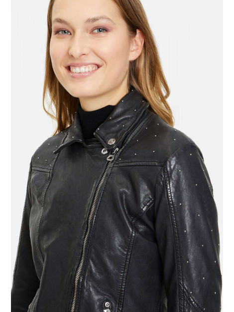 leather Aleeza Gipsy black jacket