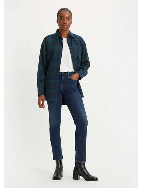 Levi's 724 high rise straigt blue swell 18883-0208 large