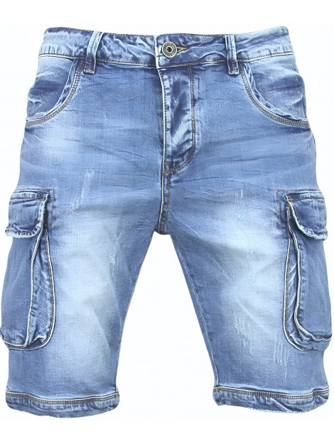 Local Fanatic Korte spijkerbroek spijkershort met zakken LF-SHRT-1088 large Local Fanatic Korte spijkerbroek spijkershort met zakken LF-SHRT-1088 large