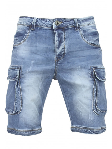 Local Fanatic Korte spijkerbroek spijkershort met zakken LF-SHRT-1088 large Local Fanatic Korte spijkerbroek spijkershort met zakken LF-SHRT-1088 large