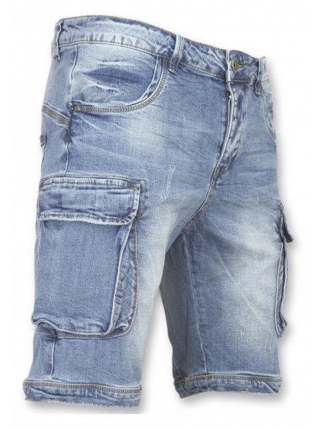 Local Fanatic Korte spijkerbroek spijkershort met zakken LF-SHRT-1088 large Local Fanatic Korte spijkerbroek spijkershort met zakken LF-SHRT-1088 large