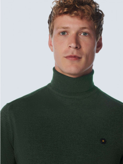 No Excess Pullover rollneck 2 coloured melang dark green 21210982-052 large