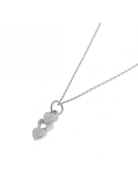 Label Kiki Ketting open heart silver Open Heart - Silver large