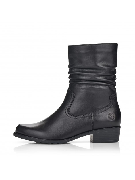 Remonte D6886-01 kort laarsje leder black D6886-01 large