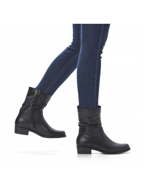 Remonte D6886-01 kort laarsje leder black D6886-01 large