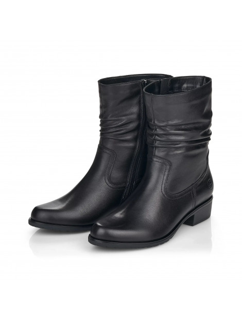 Remonte D6886-01 kort laarsje leder black D6886-01 large