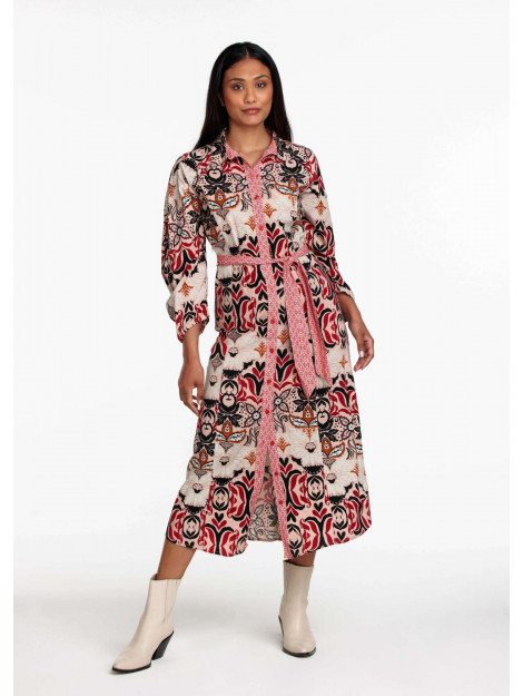 Tramontana Dress print neutrals Q01-09-501-009991 large