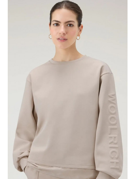 Woolrich Women mix media 3d logo sweater light 146046602 large