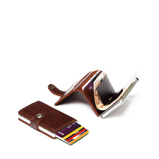 Secrid Mo miniwallet original dark brown MO Secrid Dark Brown large