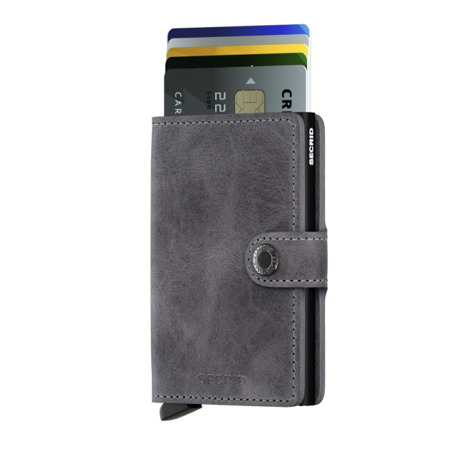 Secrid Mv miniwallet vintage grey black MV grey black large