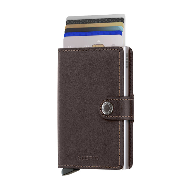 Secrid Mo miniwallet original dark brown MO Secrid Dark Brown large