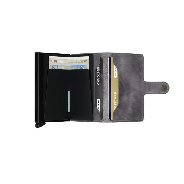 Secrid Mv miniwallet vintage grey black MV grey black large