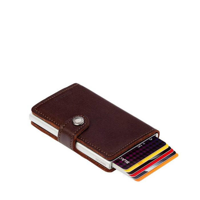 Secrid Mo miniwallet original dark brown MO Secrid Dark Brown large