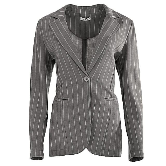 Zizo Blazer aricia pinstripe grey aricia pinstripe large