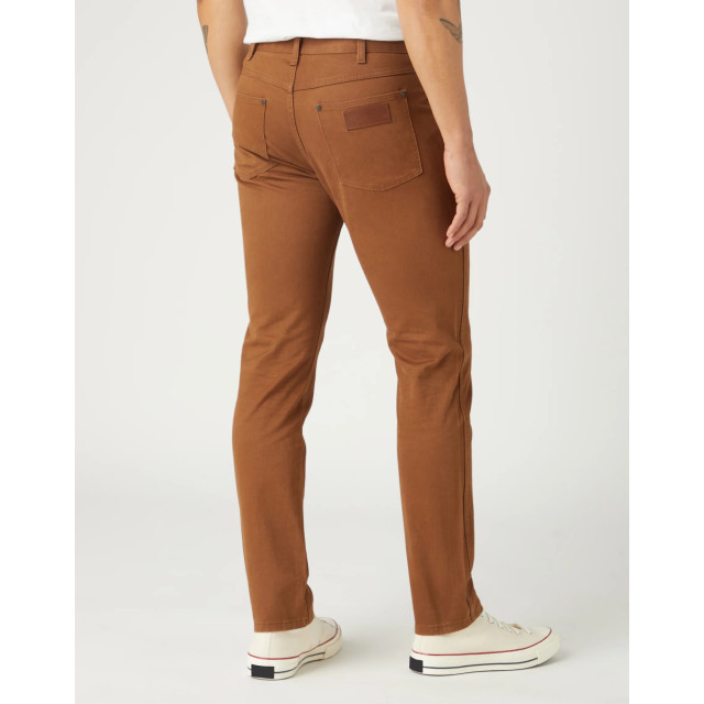 Wrangler Larston heren slim-fit broek bison WRANGLER 112341457 Larston Bison large