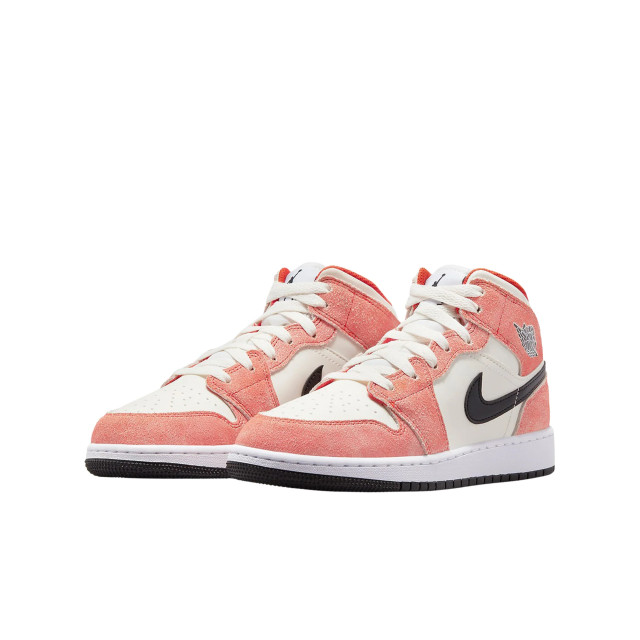 Nike Air jordan 1 mid se orange suede (gs) DV1336-800 large