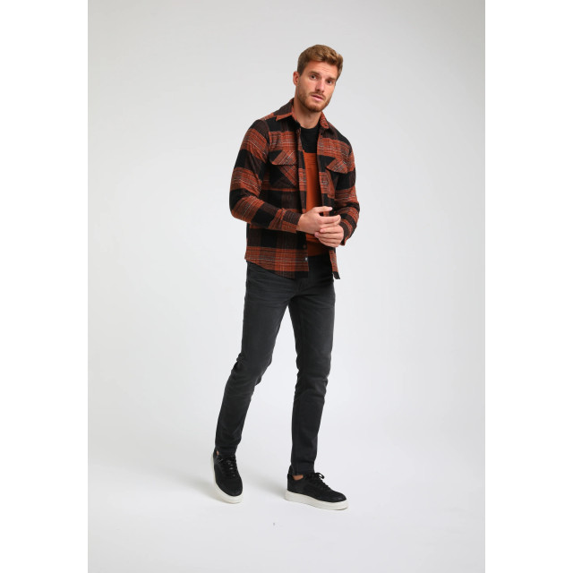 Gabbiano Heren overshirt 333745 450 rust Gabbiano Overshirt 333745 450Rust large