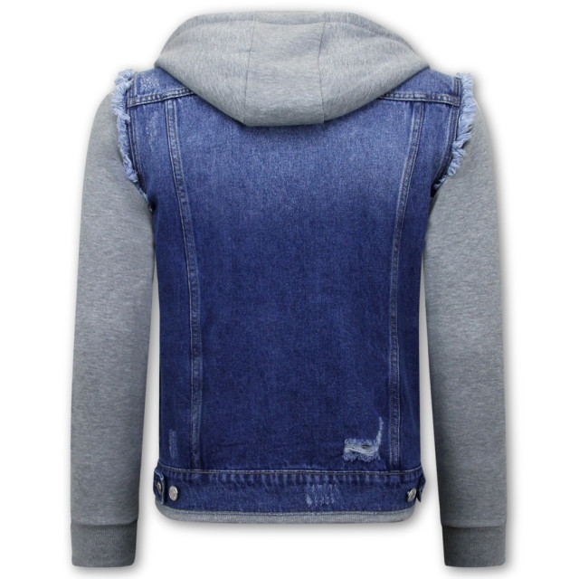 Enos Spijkerjack met stoffen mouwen rj9101 RJ-9101 large