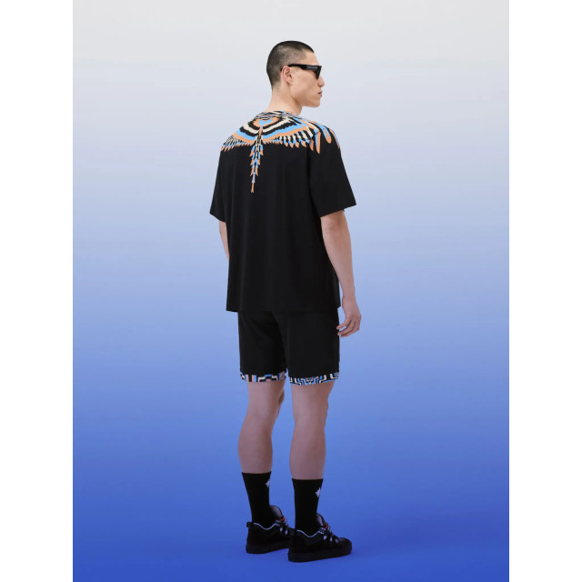 Marcelo Burlon Optical wings oversized tee salmon 158805303 large