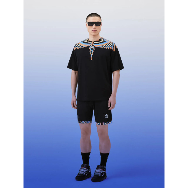 Marcelo Burlon Optical wings oversized tee salmon 158805303 large