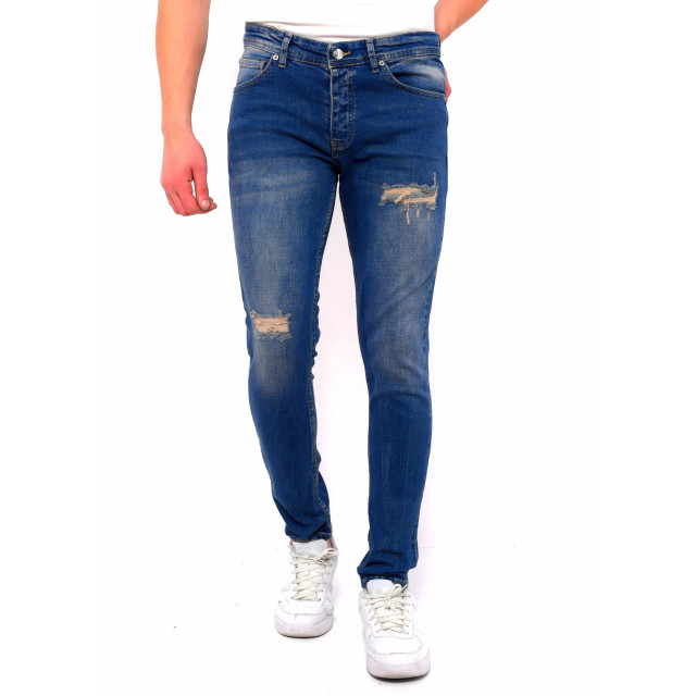 True Rise Ripped jeans slim fit strech dc D&C-046 large True Rise Ripped jeans slim fit strech dc D&C-046 large