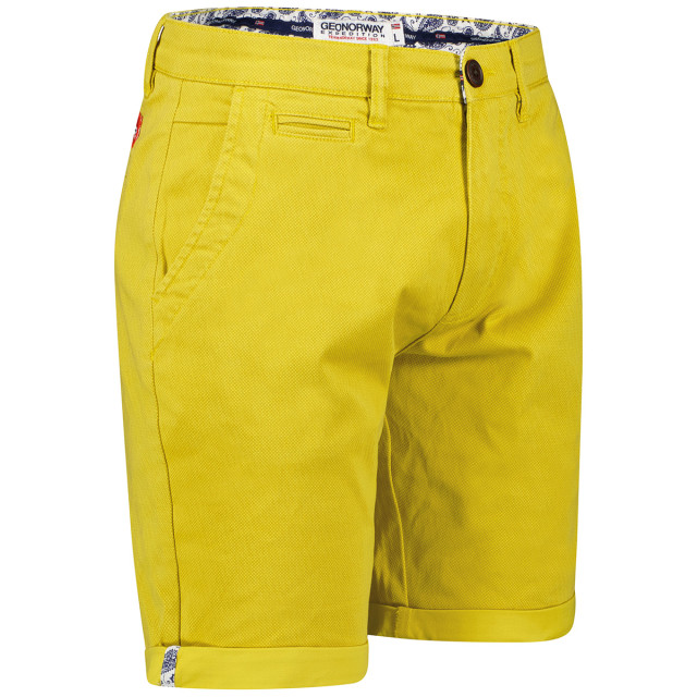 Geographical Norway chino bermuda pacome lemon GNO-1867-5 large