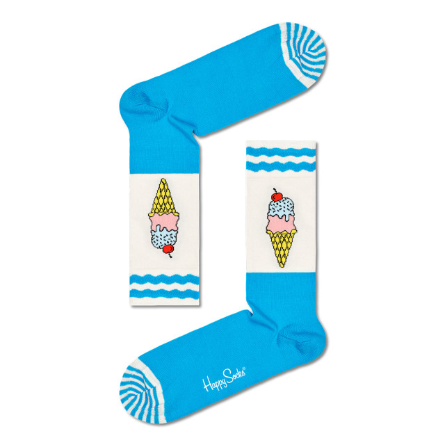 Happy Socks Sokken met print ice cream HS-CRE01 large