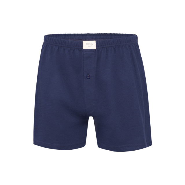 Phil & Co Wijde boxershorts jersey stretch effen navy 9-pack PH-J9 -2 large
