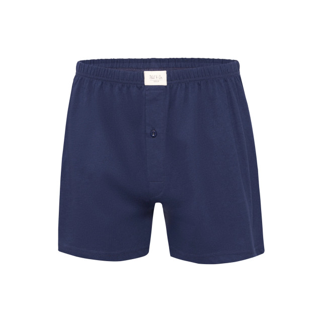 Phil & Co Wijde boxershorts jersey stretch effen navy 6-pack PH-J6 -2 large