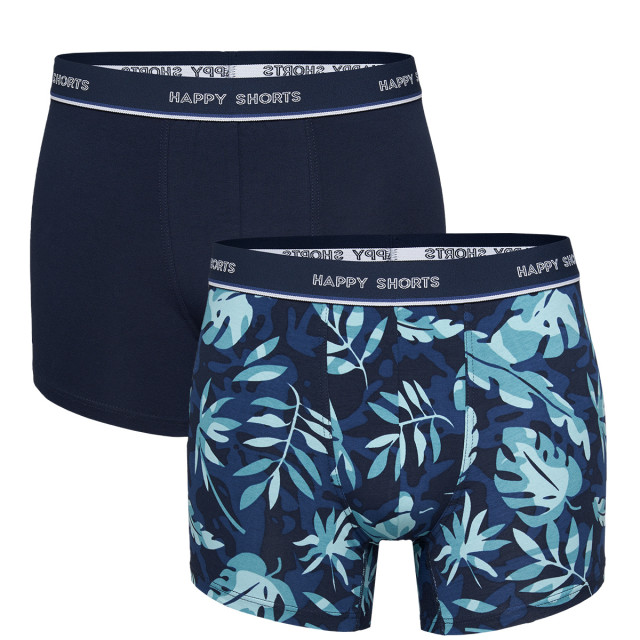 Happy Shorts 2-pack boxershorts heren leaves print HS-J-905 large