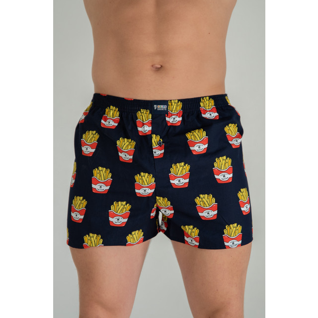 Happy Shorts Wijde boxershort met print friet HS-225 large