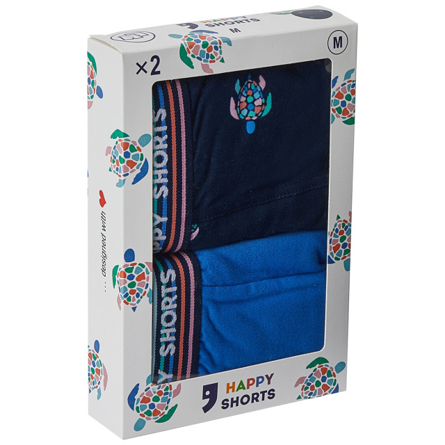 Happy Shorts 2-pack boxershorts heren schildpadden print HS-J-873 large