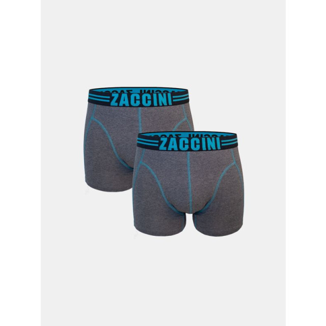 Zaccini heren boxershort aqua 2-pak 1800328-1 large