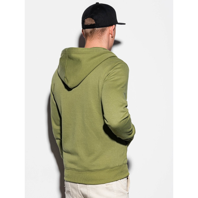 Ombre heren vest groen olive basic b977 9398-B977 large