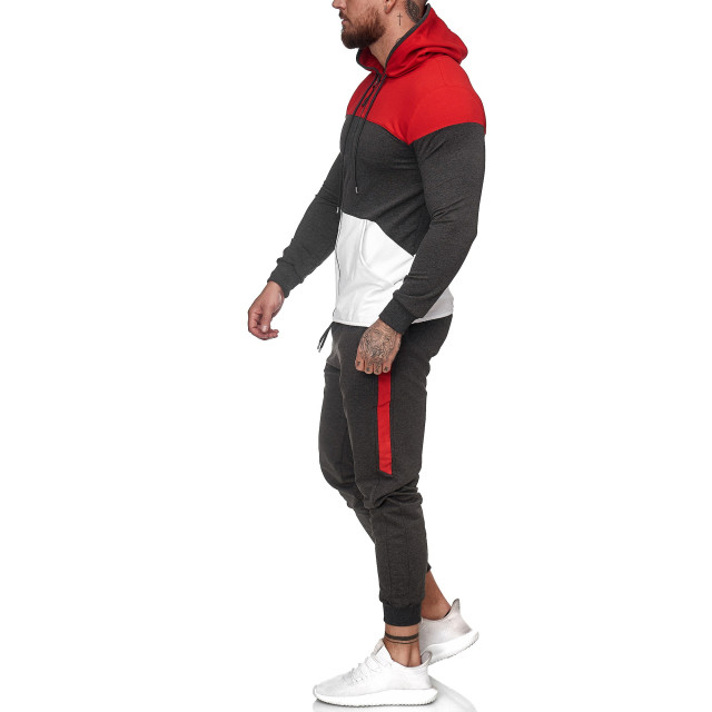 One Redox Heren joggingpak rood wit 1083 30110-1083 large