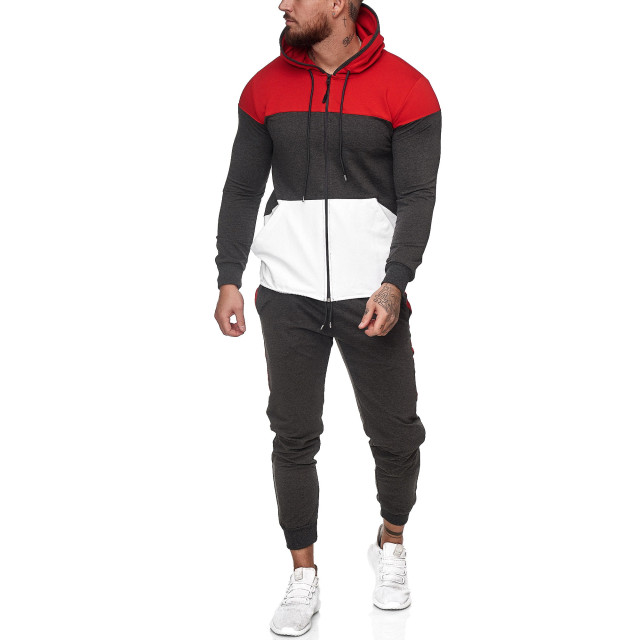 One Redox Heren joggingpak rood wit 1083 30110-1083 large