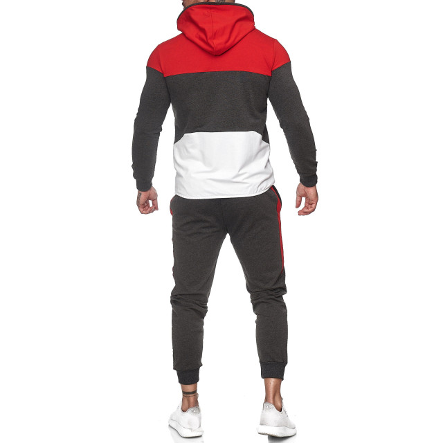 One Redox Heren joggingpak rood wit 1083 30110-1083 large
