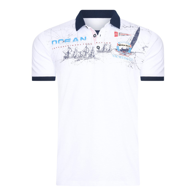 Marco Cassette Mcl heren poloshirt print 39210 30242-39210 large