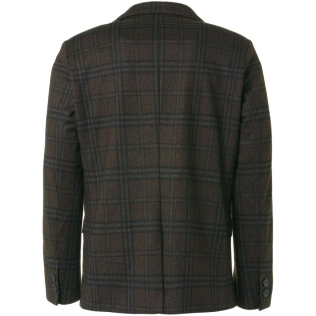 No Excess Blazer jersey stretch check coffee 21910906-196 large