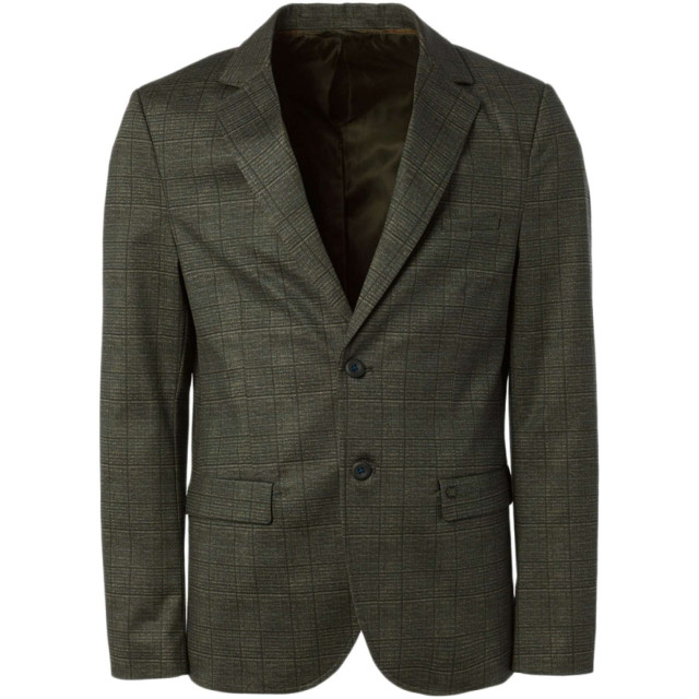 No Excess Blazer jersey stretch check taupe 21910805-044 large