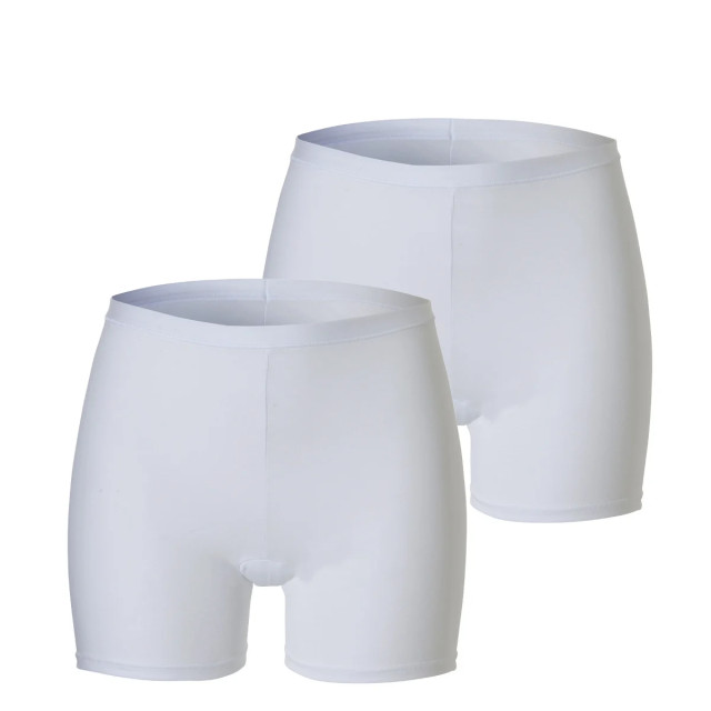 Cotonella Dames boxershort katoen 2-pack GD469-WHITE large