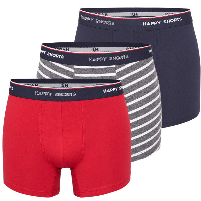 Happy Shorts 3-pack boxershorts heren maritim gestreept HS-J-919 large