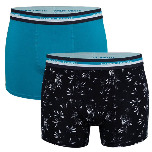 Happy Shorts 2-pack boxershorts met print heren hawaii HS-J large